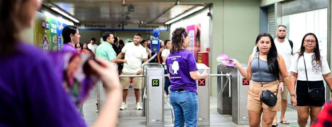 Metrofor reforça alerta contra importunação sexual e orienta como denunciar
