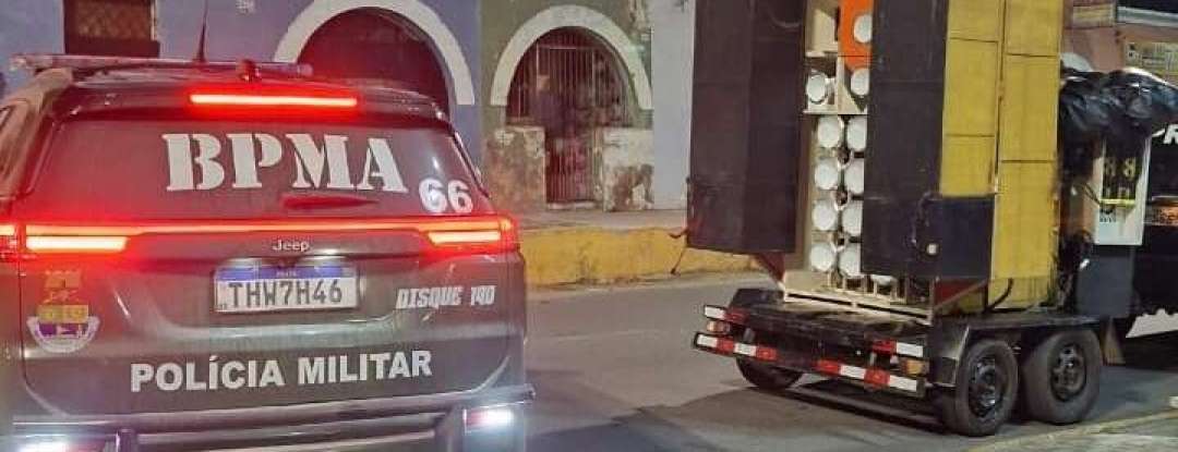 Polícia Militar apreende paredão de som durante operação em Meruoca