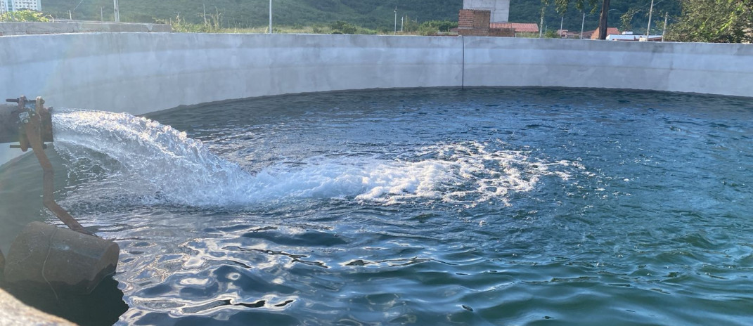 Cagece conclui obra que dobra capacidade de armazenamento de água em estação no município de Barreira