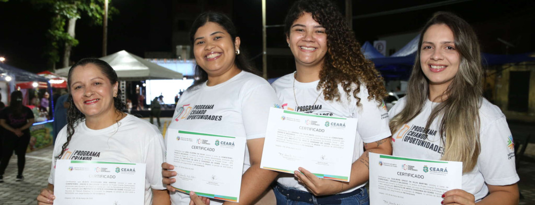 Quase 3 mil cearenses já foram certificados pelo Criando Oportunidades em 2026