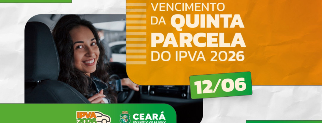 IPVA 2026: última parcela vence na sexta-feira (12)