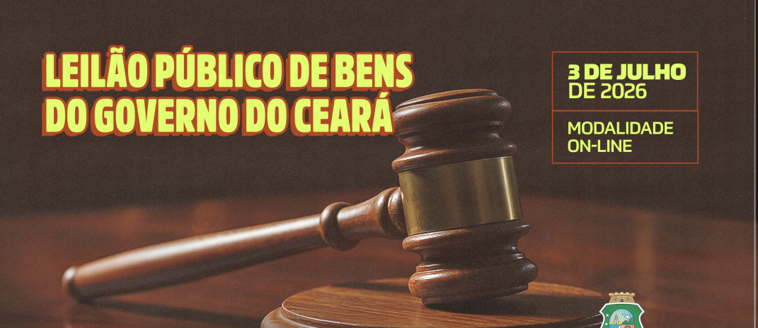 Seplag-CE realiza novo leilão de bens e veículos com 346 lotes disponíveis
