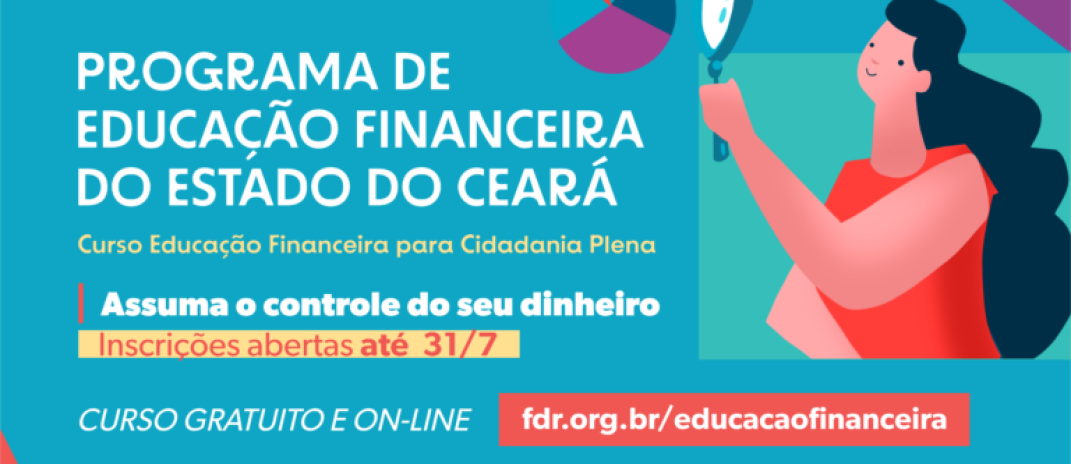Inscrições para curso gratuito sobre educação financeira seguem até 31 de julho