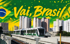 Metrô e VLTs circulam sem alterações durante o jogo do Brasil desta quarta-feira (24)