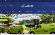 Portal da Cagece ganha novo layout e novas funcionalidades