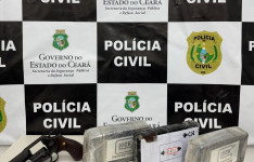 Em Juazeiro do Norte, PCCE prende mulher em posse de drogas e arma de fogo dentro de ônibus intermunicipal