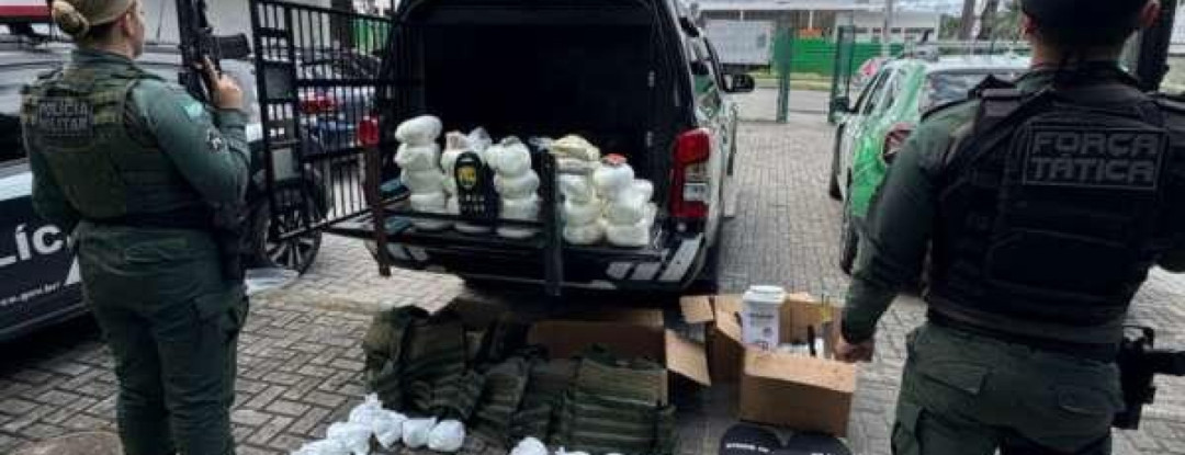 PMCE apreende mais de 25 kg de drogas em Fortaleza