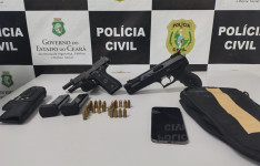 PCCE prende suspeito de extorsão e posse irregular de arma de fogo em Crateús