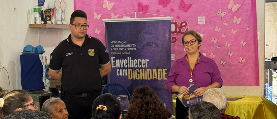 Junho Violeta: Sedih promove evento de orientação para pessoas idosas em Fortaleza