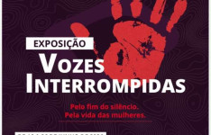 Exposição “Vozes Interrompidas” promove enfrentamento à violência de gênero