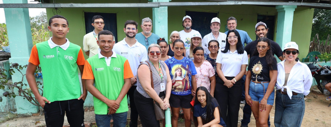 Fecop: Seplag visita atividades do programa Agente Jovem Ambiental em Caridade e Canindé