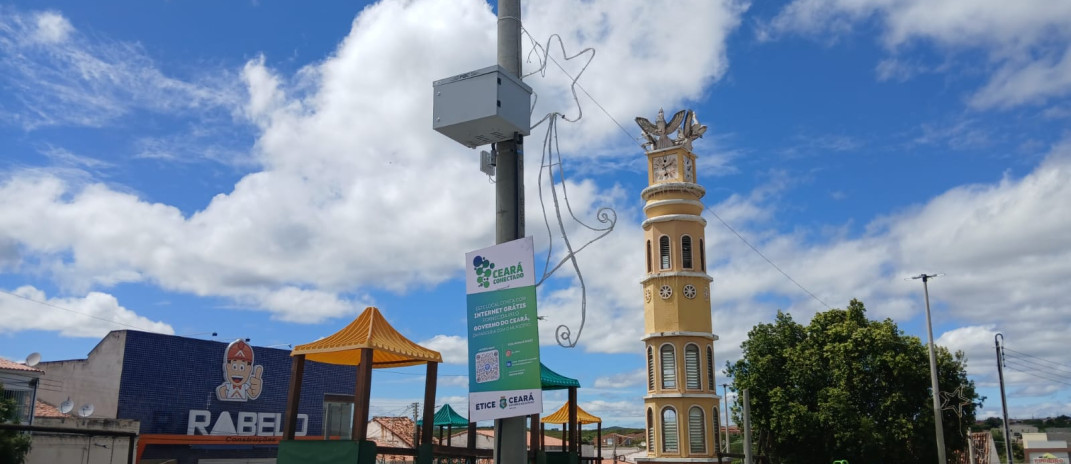 Etice inaugura ponto de Wi-Fi gratuito no município de Solonópole
