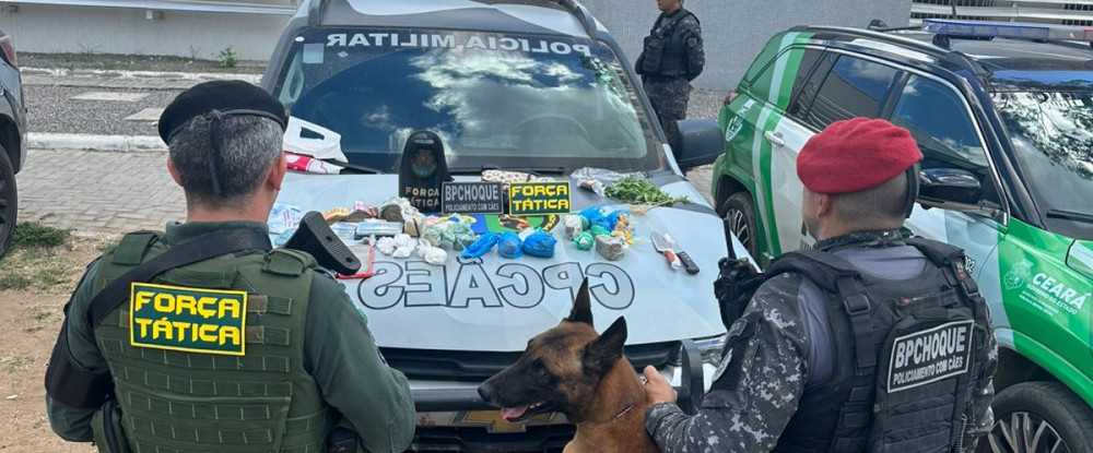 PMCE prende mulher por suspeita de tráfico de drogas em Barbalha