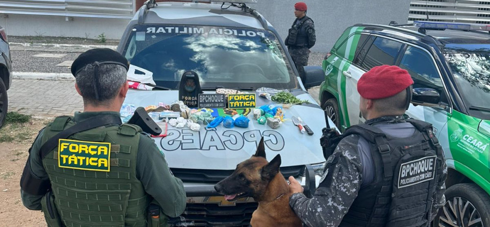 PMCE prende mulher por suspeita de tráfico de drogas em Barbalha