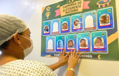 Time do ‘tetê’ em campo: HRN transforma bebês em figurinhas da Copa para incentivar aleitamento