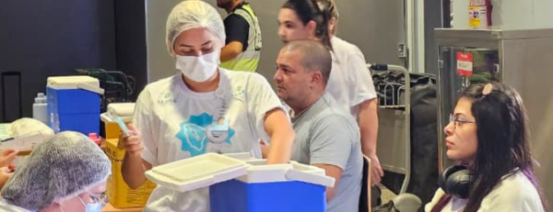 Vacinação contra sarampo no Aeroporto de Fortaleza segue até quarta-feira; Vapt Vupt amplia atendimento