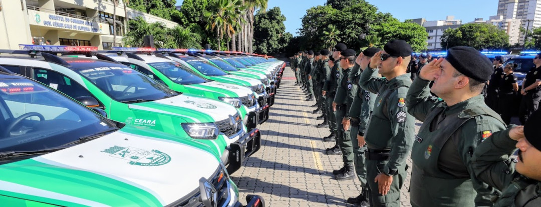 Governo do Ceará reforça segurança com entrega de mais 135 novas viaturas para PMCE, Polícia Civil e guardas municipais