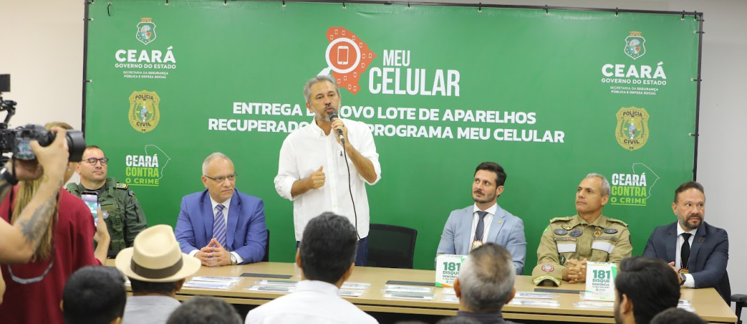 Com ação integrada e tecnologia, Ceará registra redução de 52% nos roubos de celulares no primeiro semestre de 2026