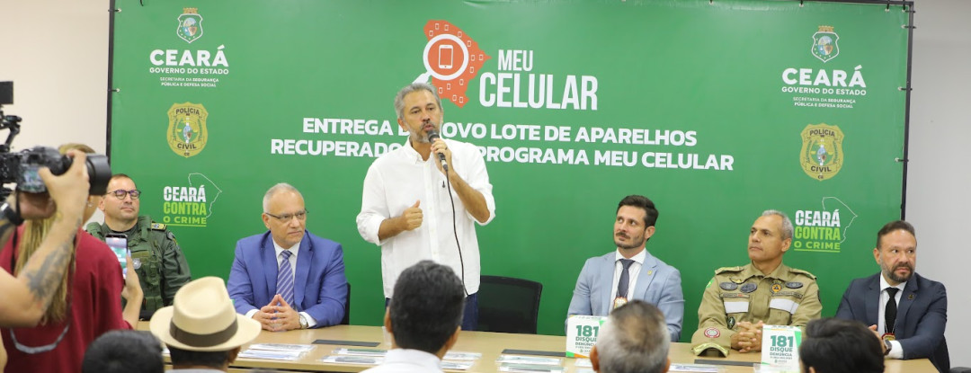 Com ação integrada e tecnologia, Ceará registra redução de 52% nos roubos de celulares no primeiro semestre de 2026