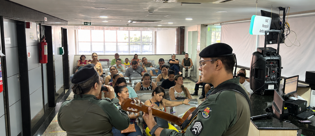 Hospital Estadual Leonardo Da Vinci promove momento de música e acolhimento a pacientes