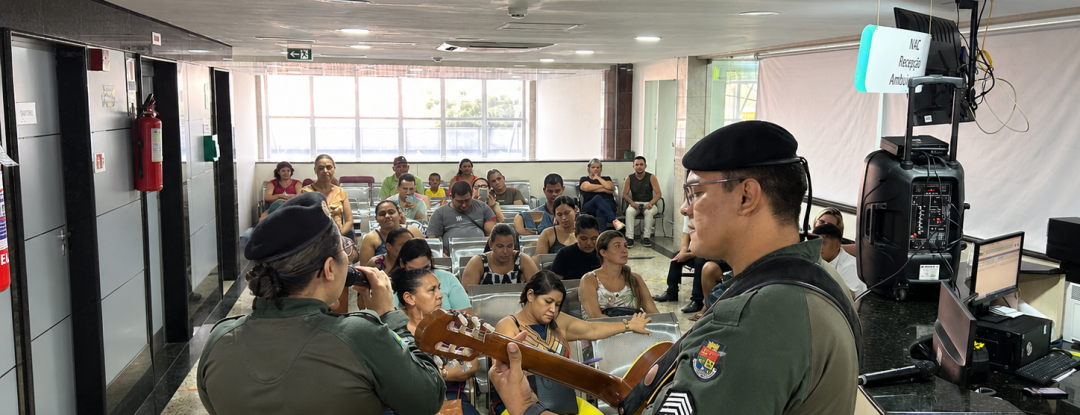 Hospital Estadual Leonardo Da Vinci promove momento de música e acolhimento a pacientes