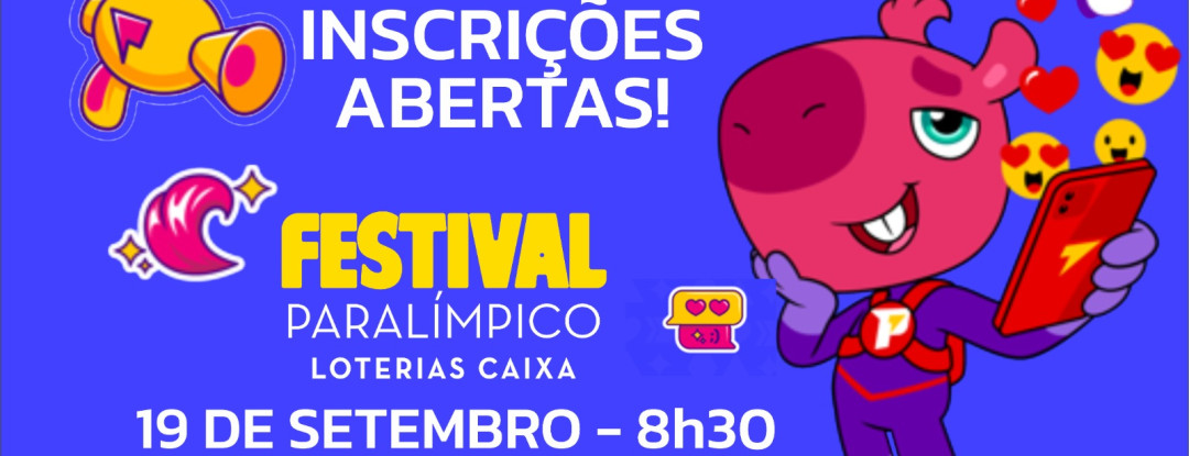 Sesporte abre as inscrições para o Festival Paralímpico e voluntários