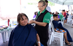 Projeto Acolher realiza ação no bairro Vicente Pinzón, em Fortaleza