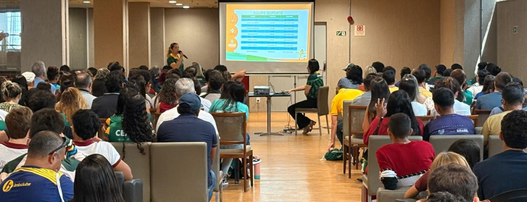 Delegação do Ceará recebe informações sobre os Jogos da Juventude